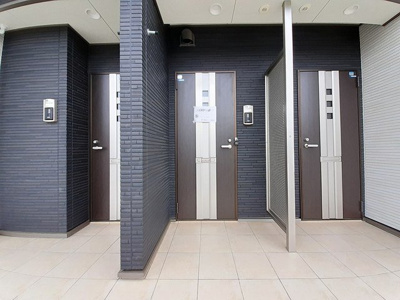 【エントランス】 | サンリッチＡ | 毎日通るエントランスはこのようになっています