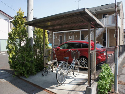【その他共用部分】 | タウンコート西茂呂 | 屋根付きの駐輪場があります♪