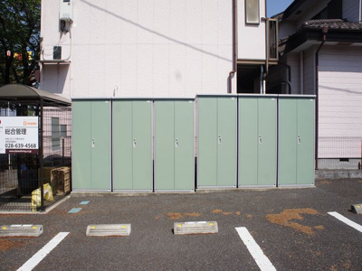【設備】 | タウンコート西茂呂 | 便利な外物置付き