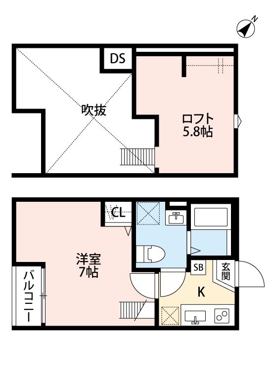 フレシアの間取り