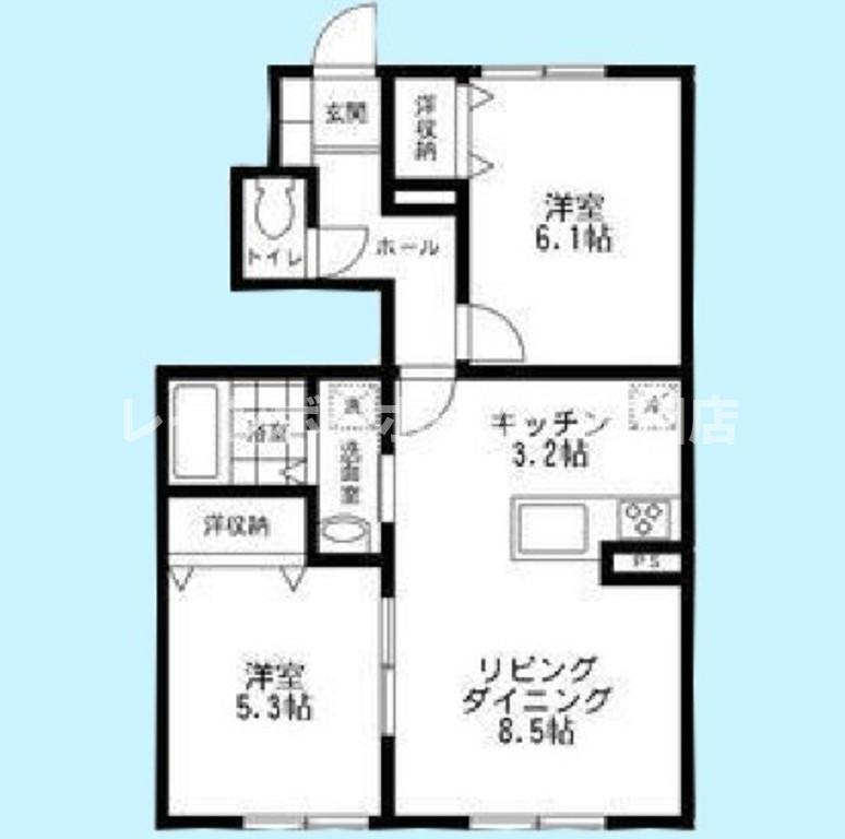 西鶴間KIガーデンズ　壱番館※初期費用分割後払いサービス利用可能物件の間取り