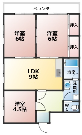 延命寺マンションの間取り