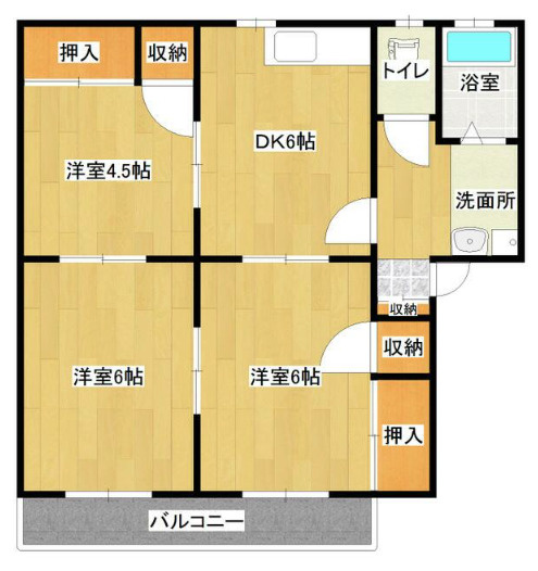 フレグランス千代田の間取り