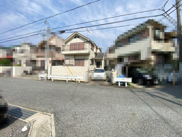 南別府3丁目土地の前面道路含む現地写真