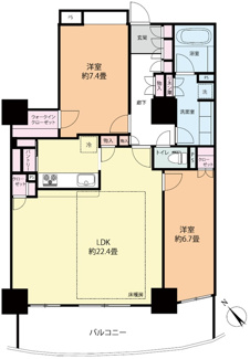 【間取り】 | マークスタワー