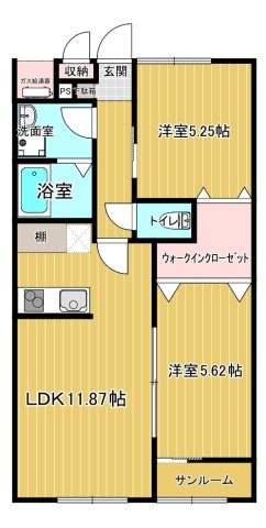 ヴァンクールの間取り
