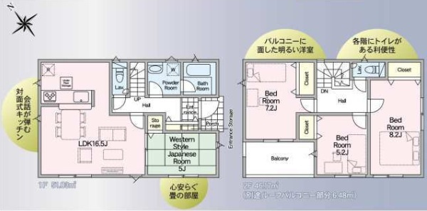 市原市諏訪２丁目第１Ⅱ期の間取り