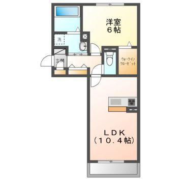 Ｍｅｒｖｅｉｌｌｅ　Ｂの間取り