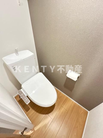 【トイレ】 | プライムスクエア池上 | 落ち着いた色調のトイレです