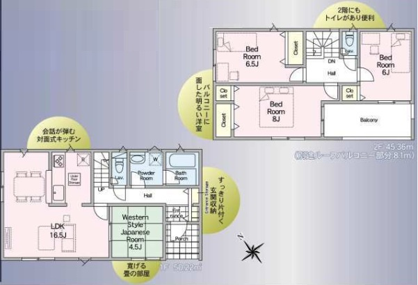 市原市諏訪２丁目第１－３期の間取り