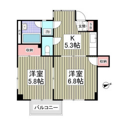 ニューパレス馬橋の間取り