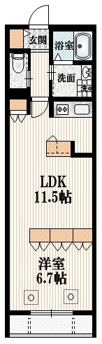 ルシオ国立の間取り|★お部屋の間取りを自由にアレンジできます★