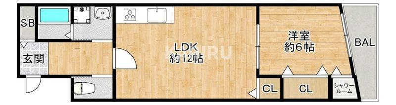 エイトフォレスト森ノ宮の間取り