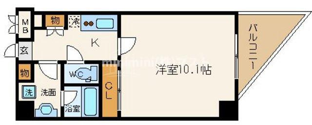 ビエラコート内久宝寺の間取り