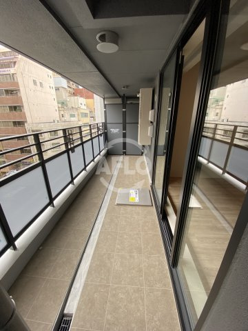 ブランズタワー谷町四丁目　中大江小学校区のバルコニー|ブランズタワー谷町四丁目　バルコニー