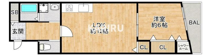 エイトフォレスト森ノ宮の間取り