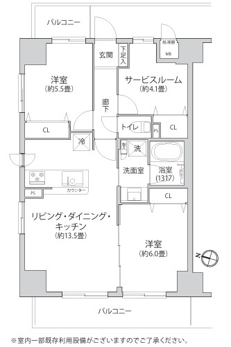 ナイスアーバン湘南平塚明石町の外観|西向き　２SLDK