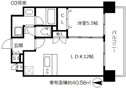 【間取り】 | ミヤレジデンスセブン　開放感のある間取り
