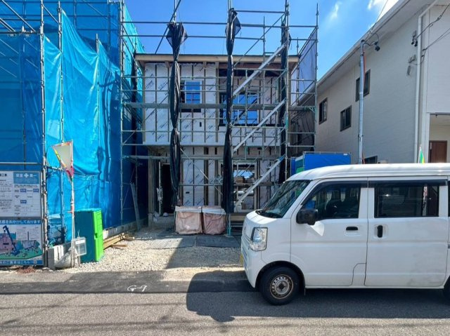 新築戸建　一宮市木曽川町6期　全2区画分譲の外観|「現地（2026年9月11日）撮影」　　
■全体写真　
■ヤマダ不動産　株式会社リライフ　