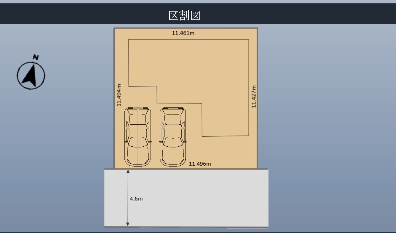 三郷市後谷新築戸建（後谷１期）の区画図|区画配置図
