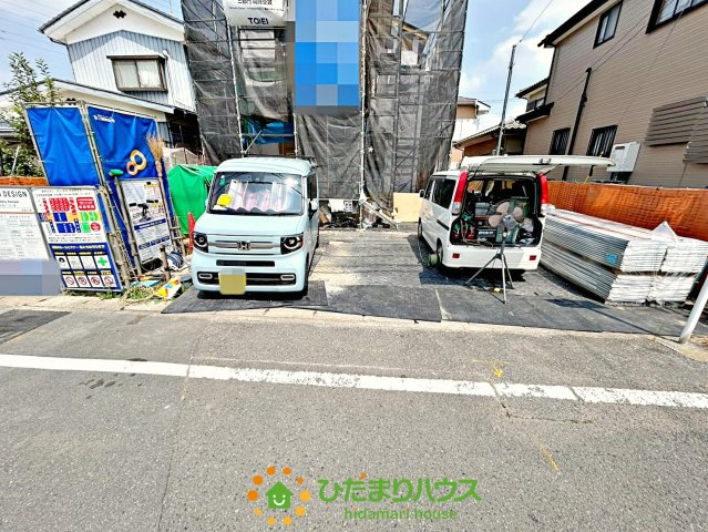 蓮田市西城２丁目　新築一戸建ての駐車場|26/07/14 撮影