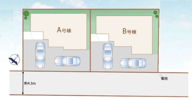 水戸市曙町1番37の区画図|区画図です。