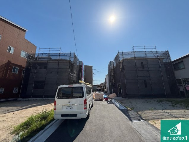 摂津市鳥飼西　第3期　新築一戸建ての外観|現在の進捗状況です！順調に作業進行中、完成が待ち遠しいです！詳細の間取り等、お気軽にお問い合わせください！