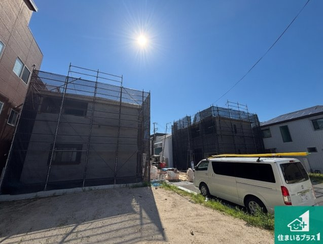 摂津市鳥飼西　第3期　新築一戸建ての外観|現在の進捗状況です！順調に作業進行中、完成が待ち遠しいです！詳細の間取り等、お気軽にお問い合わせください！