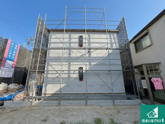 摂津市鳥飼西　第3期　新築一戸建ての外観|現在の進捗状況です！順調に作業進行中、完成が待ち遠しいです！詳細の間取り等、お気軽にお問い合わせください！
