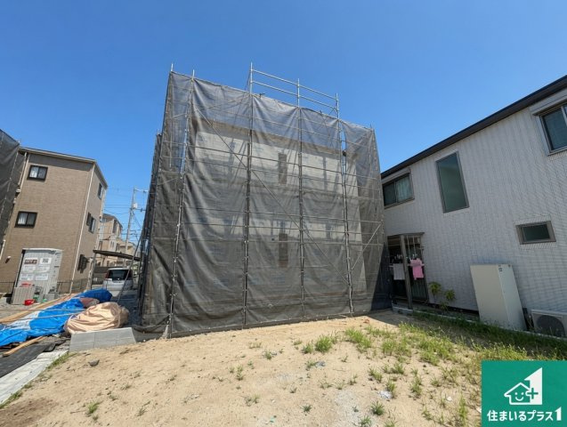 摂津市鳥飼西　第3期　新築一戸建ての外観|現在の進捗状況です！順調に作業進行中、完成が待ち遠しいです！詳細の間取り等、お気軽にお問い合わせください！