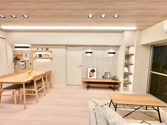 ミニカムマンションの居間・リビング