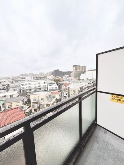 北区豊島７丁目の賃貸マンションのバルコニー