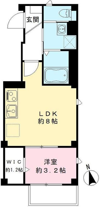 ルポゼ芝富士の間取り