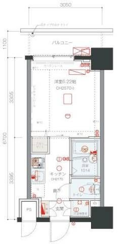 リヴシティ西川口の間取り