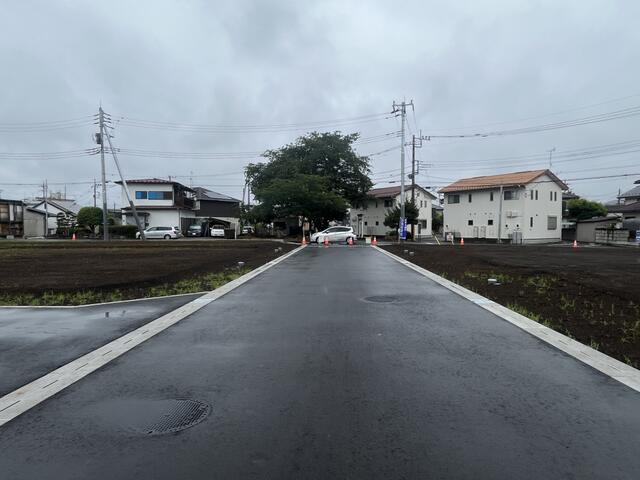 宇都宮市駒生2丁目　228.16㎡　売地の周辺|分譲地前景（現場完成後）
