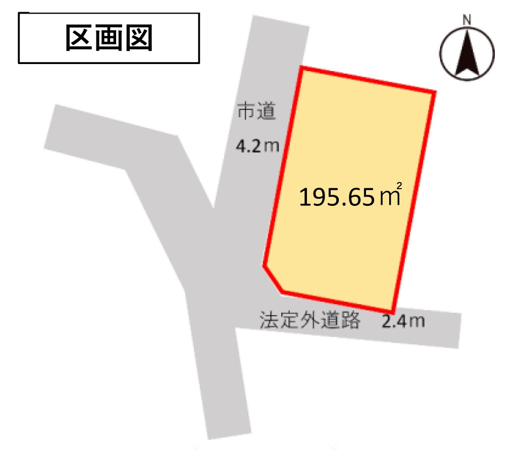 【中古戸建】高崎市上豊岡町の区画図|■区画図
