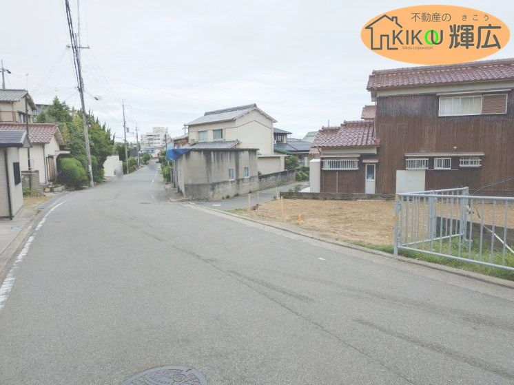 明石市大久保町西島　土地の前面道路含む現地写真