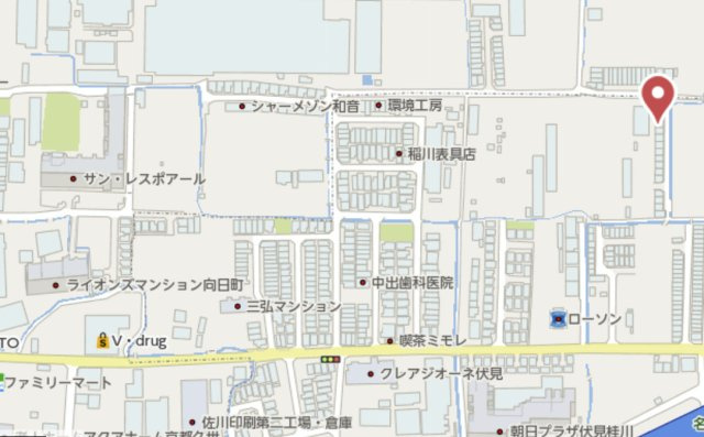 京都市伏見区久我石原町　中古戸建の地図