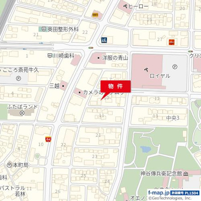 【地図】 | 牛久セントラル31010