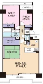 ファミールハイツ明石参番館の間取り
