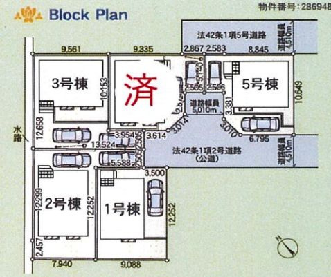 綾瀬市深谷南4丁目新築戸建て　第24-5号棟の区画図|区画図「綾瀬市深谷南4丁目新築戸建て」