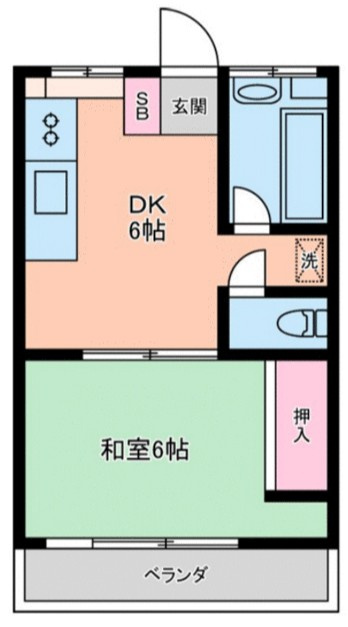 清水マンションの間取り