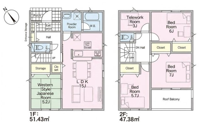 [新築住宅] 鴻巣市筑波 第5 Ⅱ期 全3棟