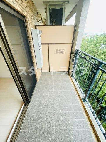 大阪市東淀川区柴島１丁目の賃貸マンションのバルコニー