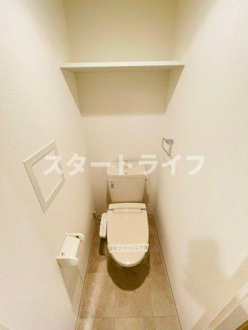 大阪市東淀川区柴島１丁目の賃貸マンションのトイレ