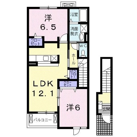 ペアセロベＥの間取り