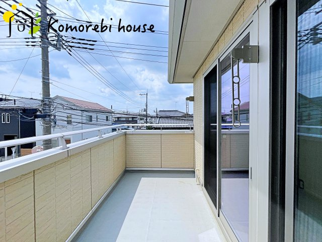 鴻巣市神明2丁目　中古戸建のバルコニー|26.6.19　撮影済み