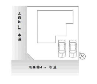 鴻巣市神明2丁目　中古戸建の区画図