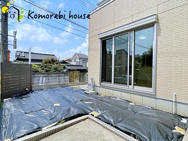 鴻巣市神明2丁目　中古戸建の庭|26.6.19　撮影済み