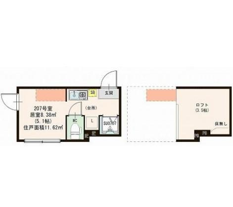 【間取り】 | ハーモニーテラス志茂ⅩⅤ
